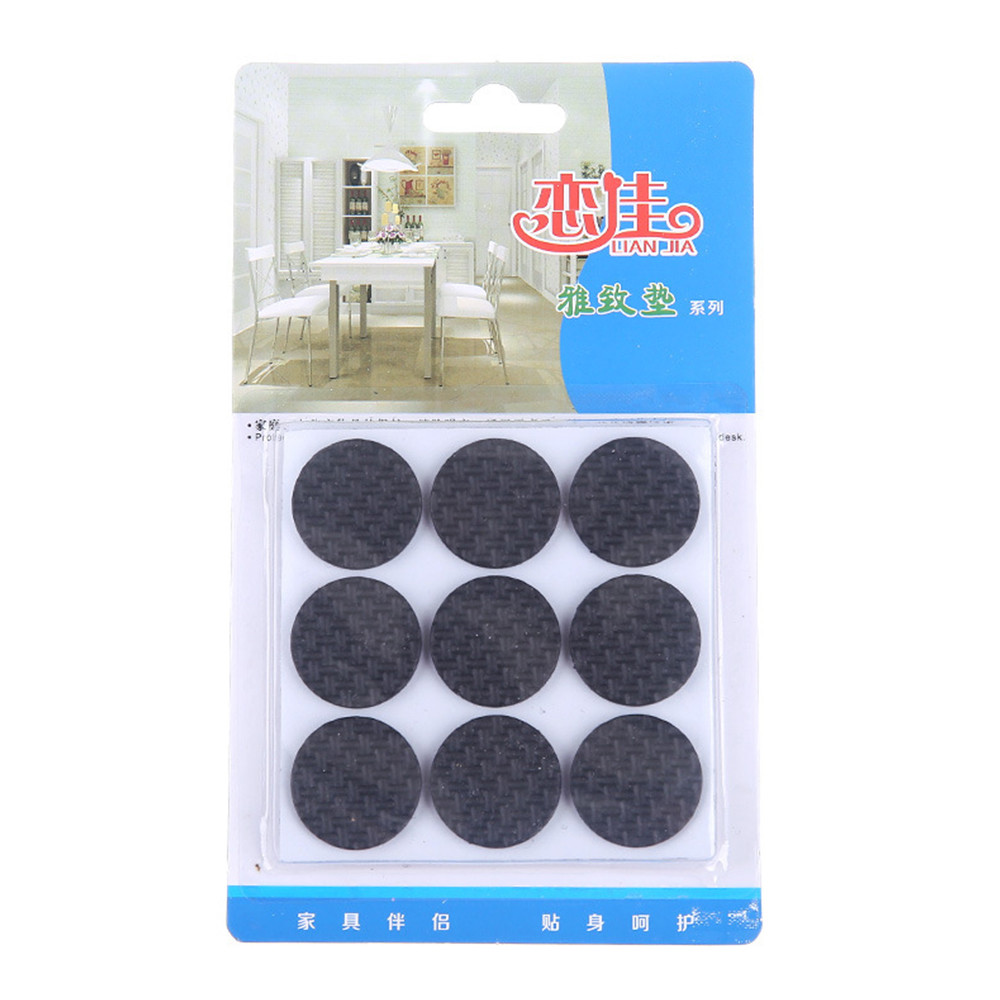 Pad Cover Table Feet Anti-Slip Mat Protectors for Furniture Legs Table Furniture Sticky Tips Chair Leg Pads Floor Rubber Feet3FM: Black & White