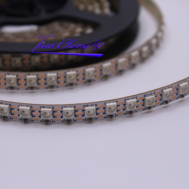 2M SK6812 MINI 3535 144led/m DC5V addressable RGB LED pixel strip 8mm Width PC