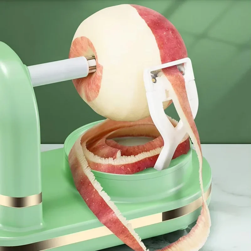 Håndsving æbleskræller skærer kartoffelskræller med knive i rustfrit stål grøntsagsfrugtskrællemaskine køkkengadgets