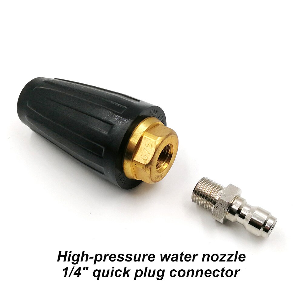 and Sewer Jetting Turbo Nozzle High Pressure Washer Kit Rotary Drain Cleaning Root Ranger Nozzle: High-pressure