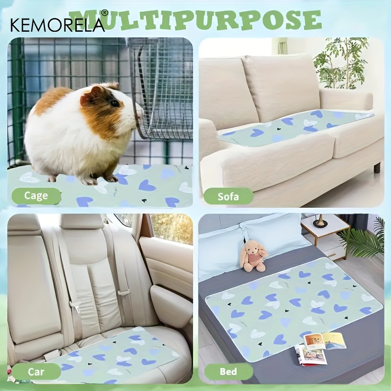 1PC 31x47 Inch Super Absorberend Antislip Cavia & Hamster Kooi Mat Wasbaar Huisdier beddengoed voor Konijnen En Kleine Dieren