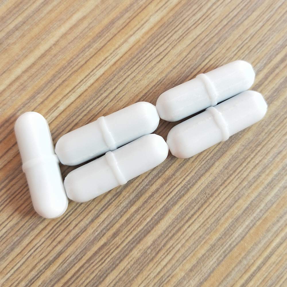 B9x30mm laboratorio barras para revolver PTFE agitador mezclador barras para revolver Stiring Rod, cilíndrico con anillo pivotante, 9x30mm , 10 Uds