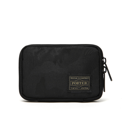 Clé de voiture organisateur femmes femme de ménage en Nylon porte-clés femmes voiture clé sac porte-monnaie porte-clés pour clés Porta Chaves: Black camouflage