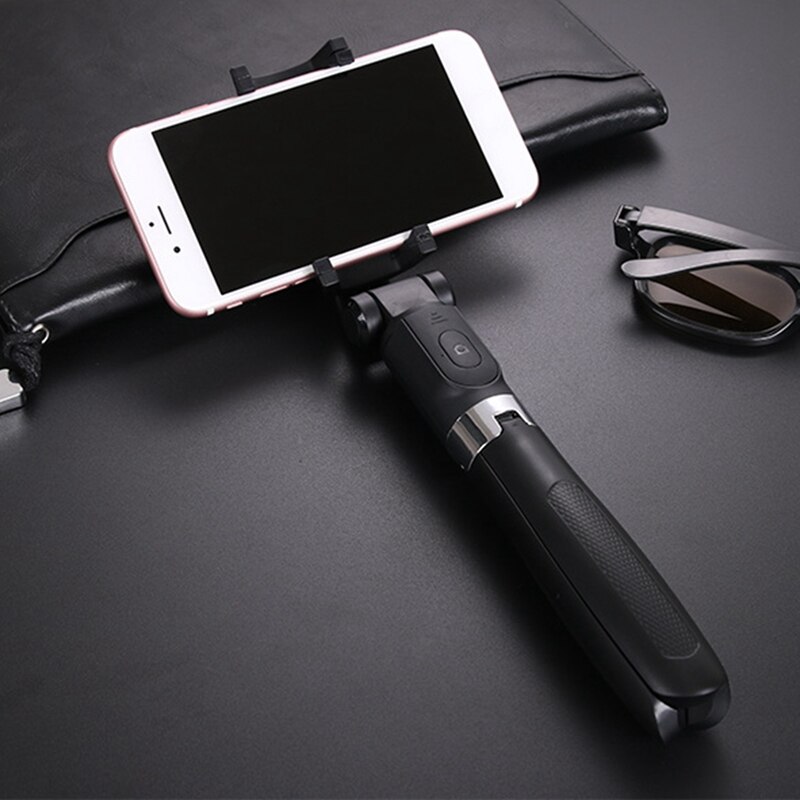 Kabelloser bluetooth-selfie-stick, tragbarer handyhalter, ausziehbares mini-stativ für ios- und android-smartphones