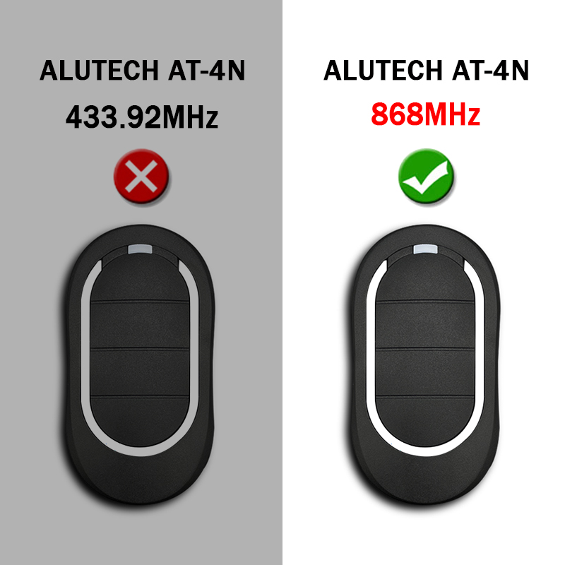 Für alutech AT-4N 868mhz garage fernbedienung kompatibel mit alutech AT-4N-868 fernbedienung tor öffner handsender