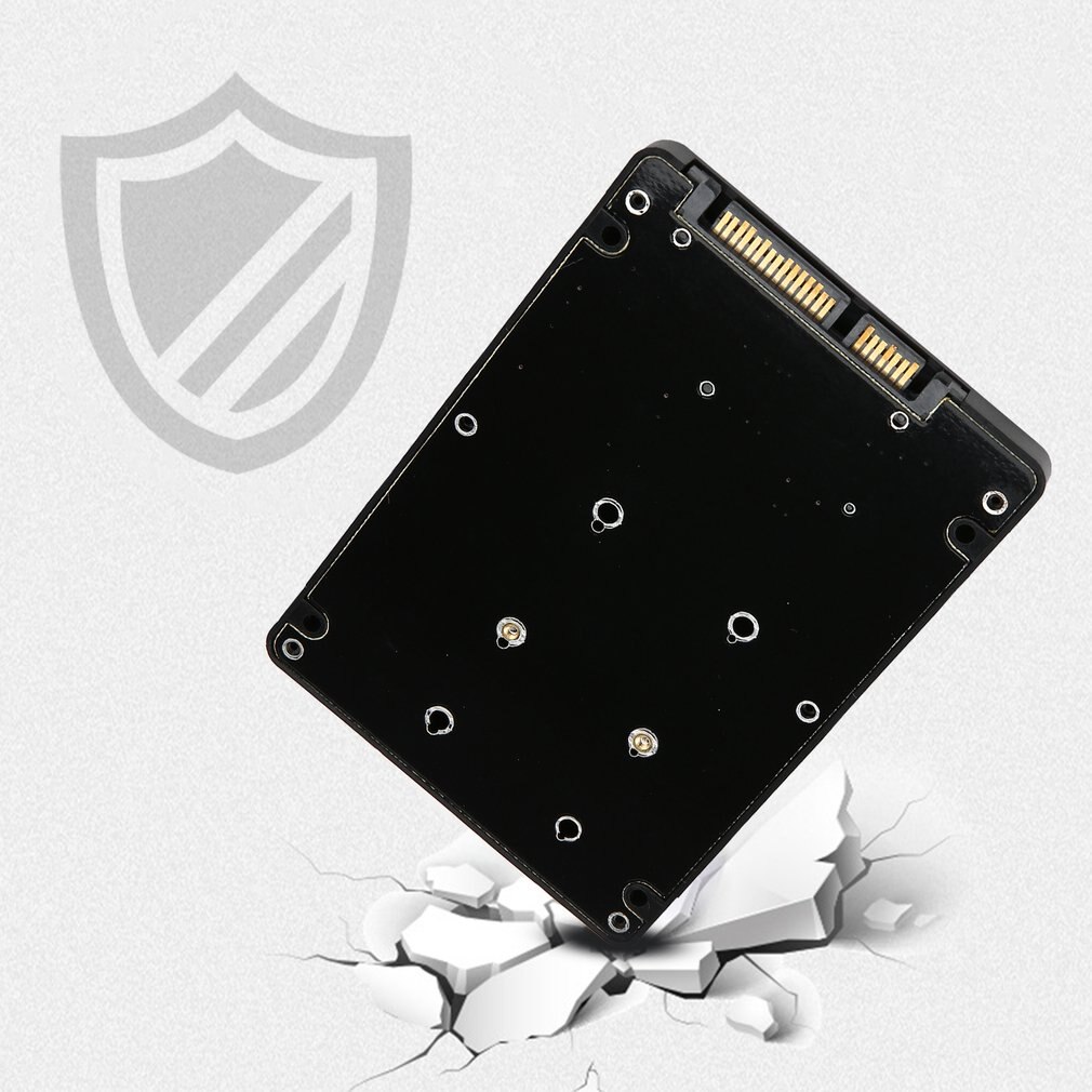 Draagbare Mini Hdd Efficiënte En Snelle Mini 2.5 Inch Msata Ssd 22 Pin Sata Ssd Adapter Box Externe Hdd mobiele Doos