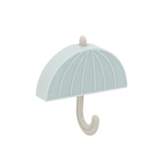 Umbrella Shaped Refrigerator Magnetic Hooks Kitchen Fridge Sticker Magic Storage Hook Hanging Holder Strong magnetic: grenn
