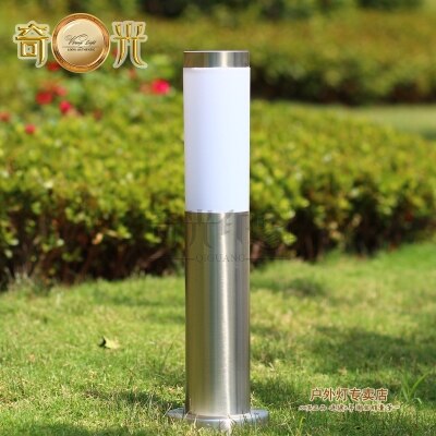 Brief Outdoor Garden Lawn Lamp Stainless Steel Iluminacion Jardin 220v Outdoor Lamp Waterproof Lighting Fitting 45CM/60CM Height