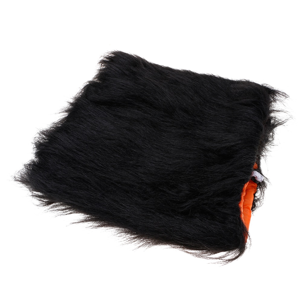 Peluca de Melena De León mascota perro disfraz ropa negro divertido ajustable para de Halloween