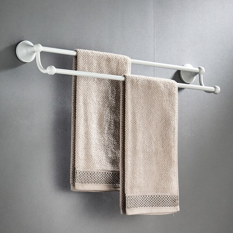 Ensemble d&#39;accessoires de salle de bain en laiton blanc, porte-savon de douche, porte-sèche-cheveux, porte-peignoir, brosse de toilette, porte-rouleau
