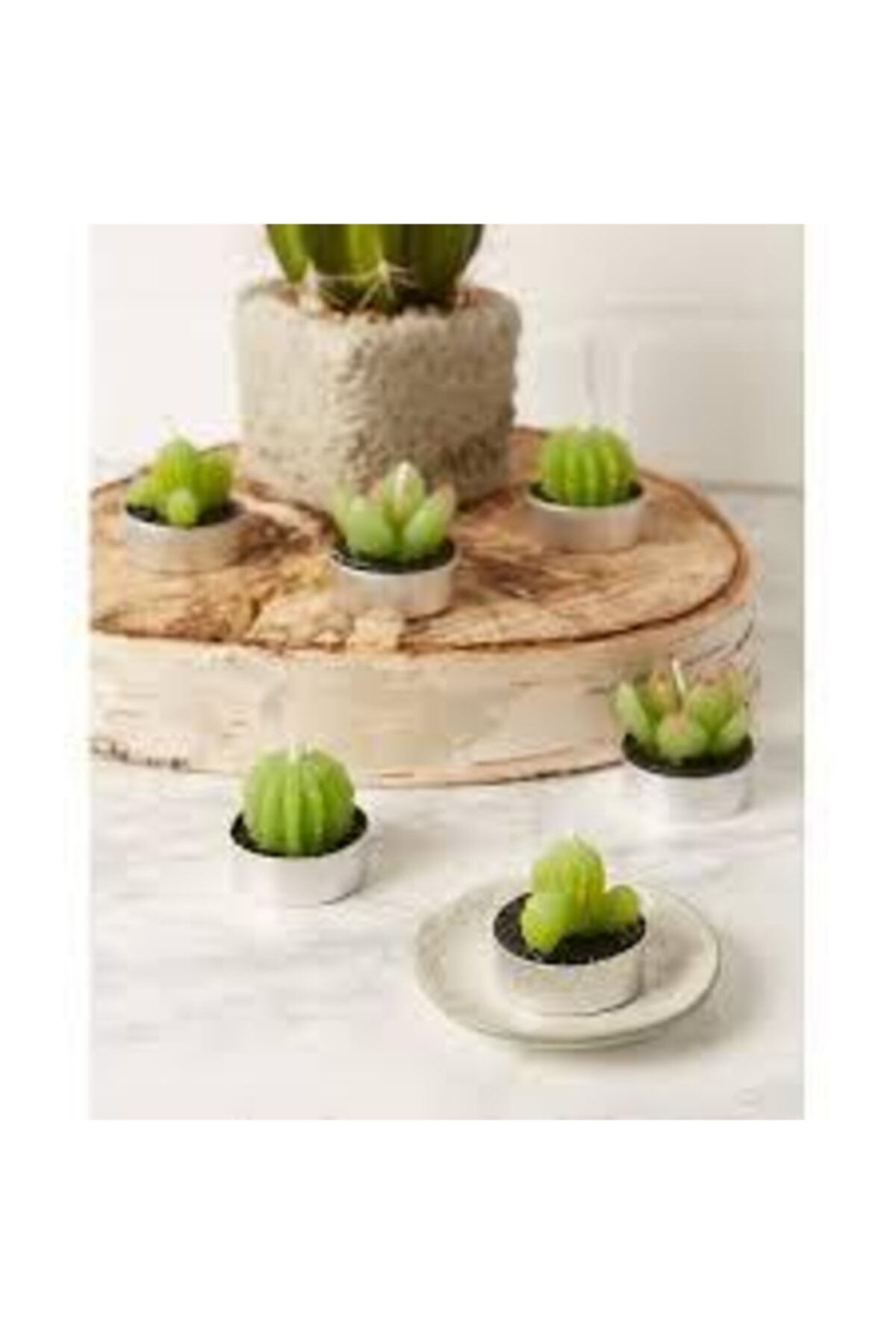NUPTIO Houten Kaars Lantaarns Set: 34cm 23,5cm Grote Led Pilaar Kaars