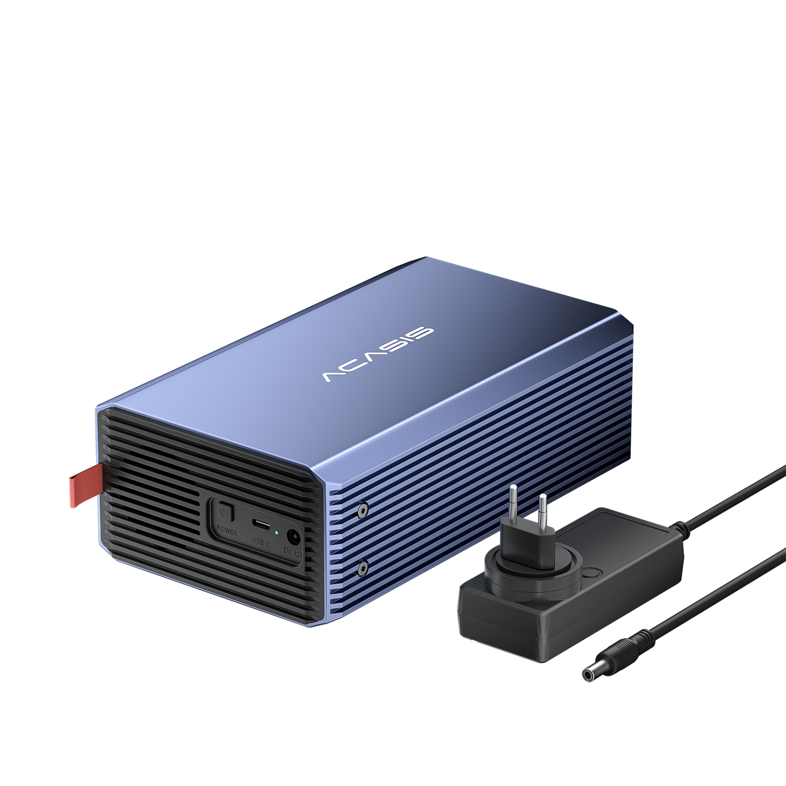 Acasis 48 TB 2,5/3,5-calowa obudowa zewnętrznego dysku twardego z podwójnym wnęki Szafka dysku twardego SATA z funkcją RAID USB Box: Złota