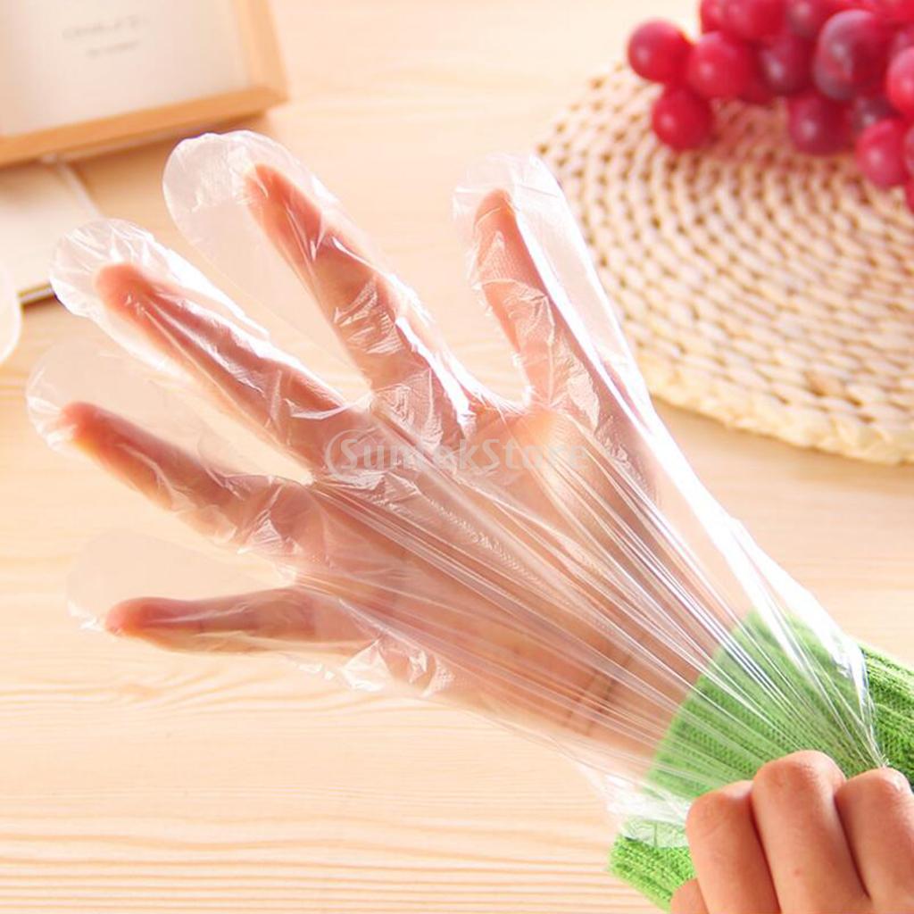 100x Kids Gloves Disposable for Preparation Crafting Kitchen Accessories