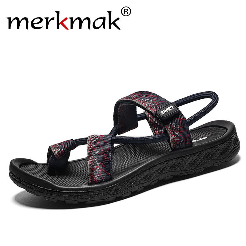 Men Sandals Gladiators Casual Roman Shoes Outside Breathable Sandals Summer Comfortable Light Walking Slippers Sandalias Hombre
