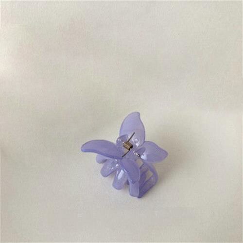 Butterfly hair clip grab ball akryl hode clip hår tilbehør kvinnelig hår clip head tilbehør: 02