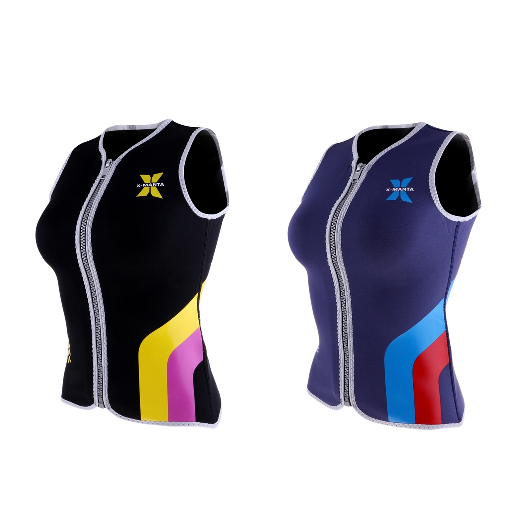 Neoprenanzug-weste für damen, 3mm neoprenanzüge, oberteil zum tauchen, surfen, kanufahren, weste