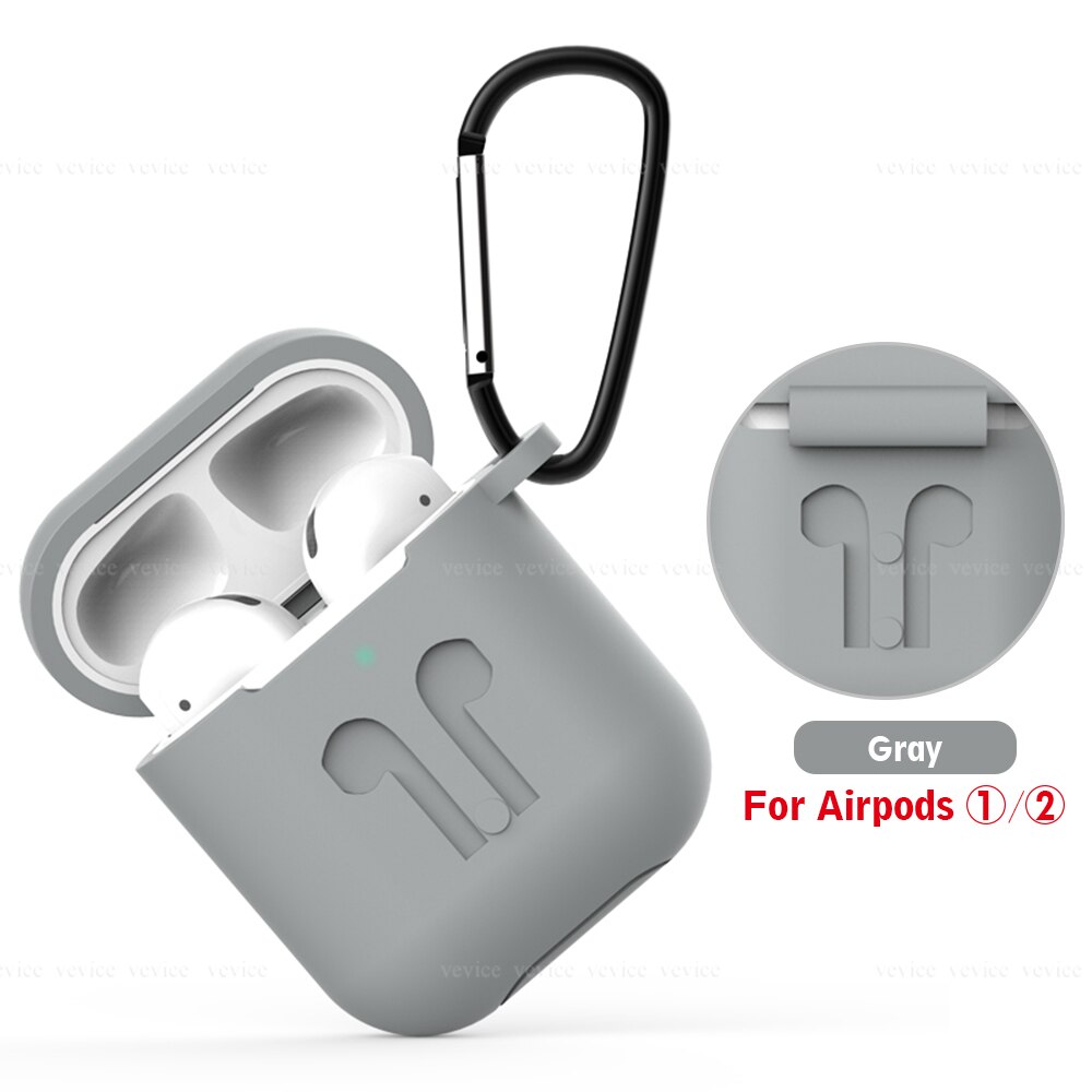 Soft Silicone Cases for Airpods 2nd 1st Protective Earphone Cover Case for Apple airpods2 Air pods 2 1 Shockproof Sleeve Pouch: 06