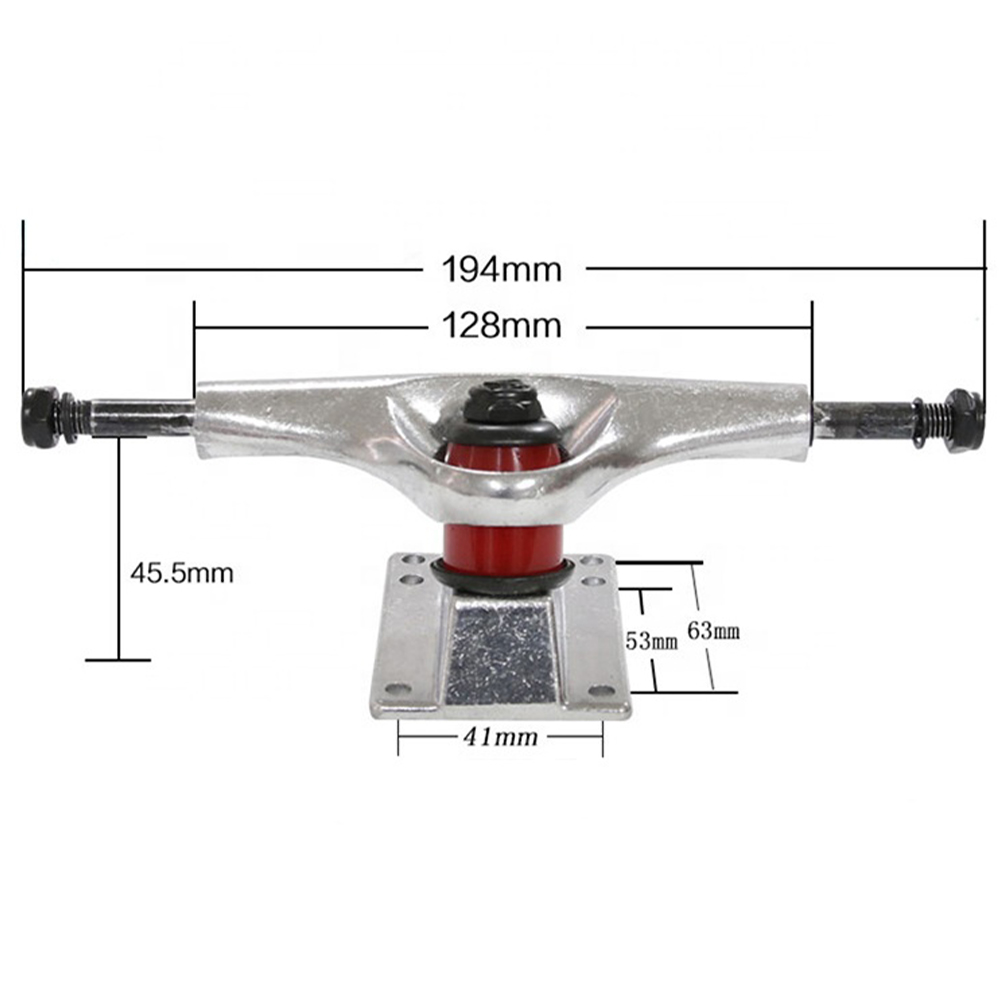 5Inch Skateboard Trucks Longboard Brug Skate Board Truck Beugel Road Skateboard Vervanging Voor Meest Skateboards