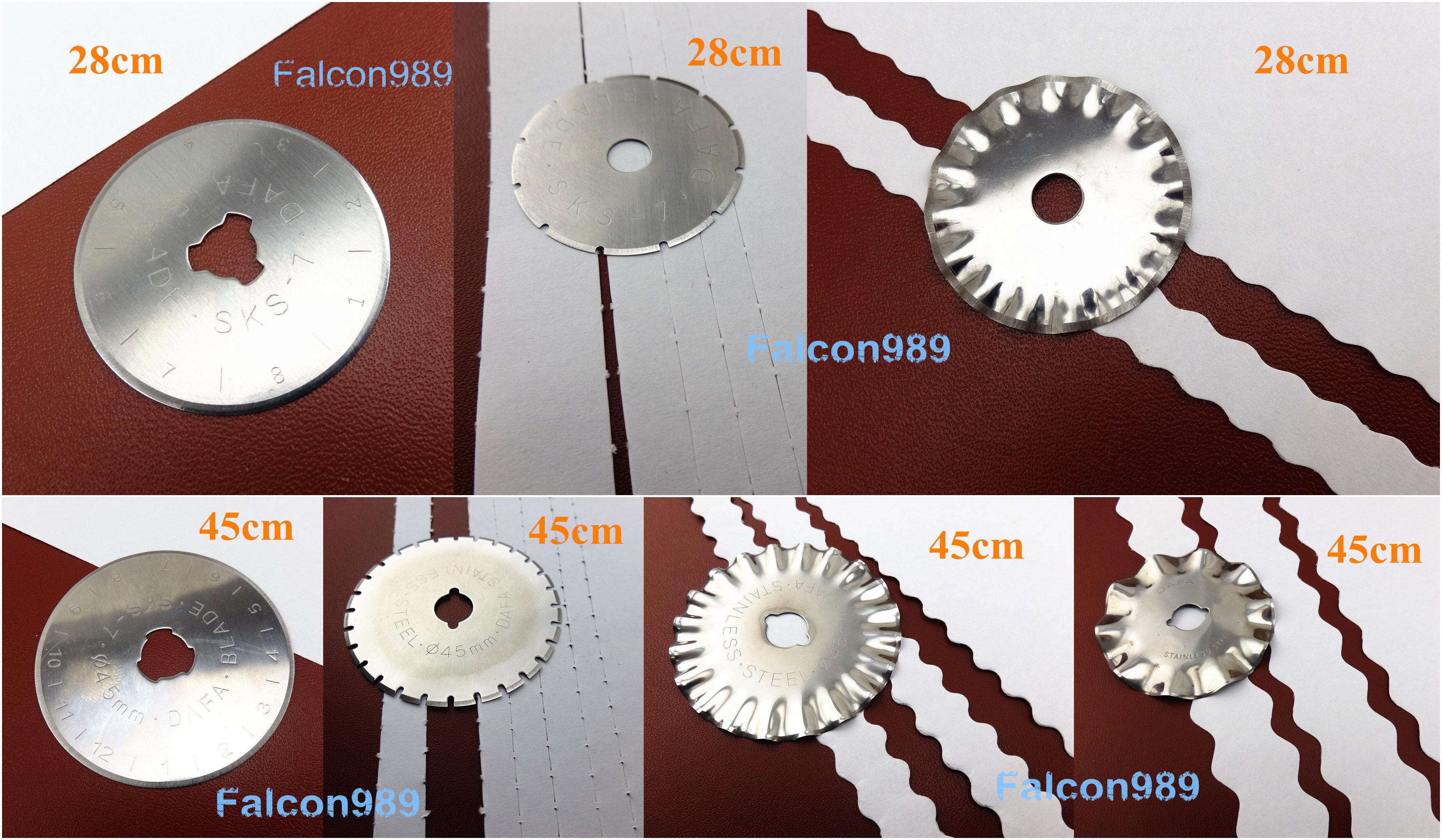 11 sorters roterande skär cirkel kompass skär kniv blad quiltning sömnad tyg läder hantverk verktygssats sömmar carving stämpling