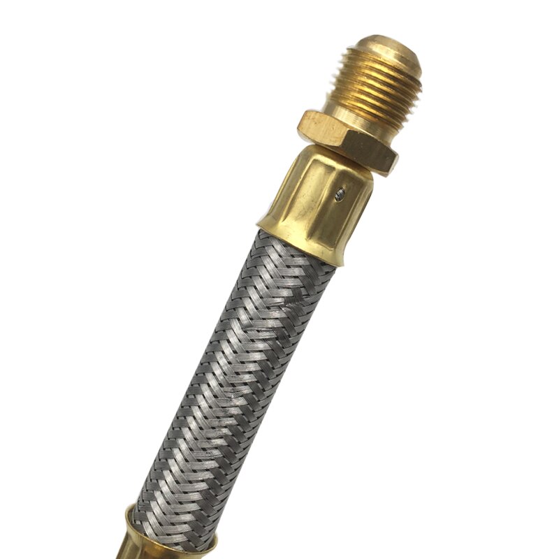 Propane Grill Y-Splitter Extension Adapter Braided Hose with 3/8&quot; Flare Connection