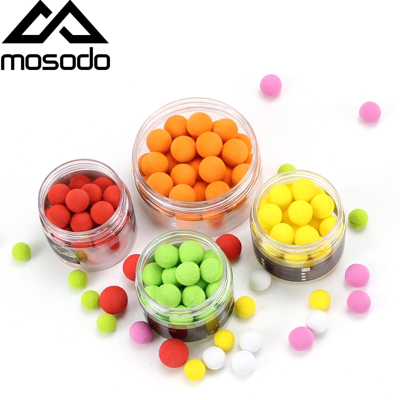 Mosodo carpe pêche bouillettes flotteur perles Eva Pop Up 10mm 12mm 14mm appât insipide 32 pièces 30 pièces 26 pièces Popup leurre pêche
