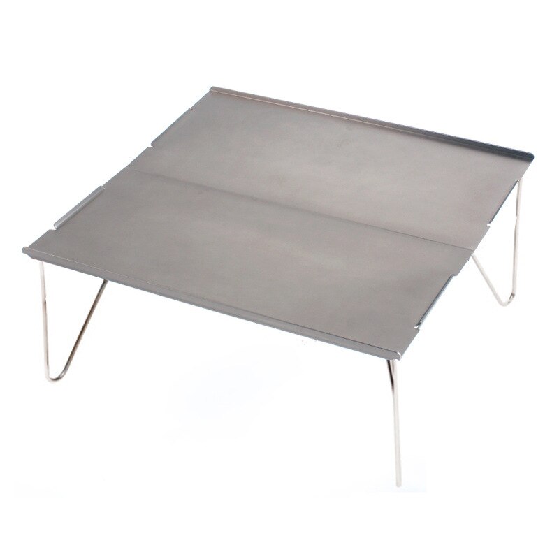 mini sammenleggbart aluminiumsbord bærbart utegrill campingmøbel databord