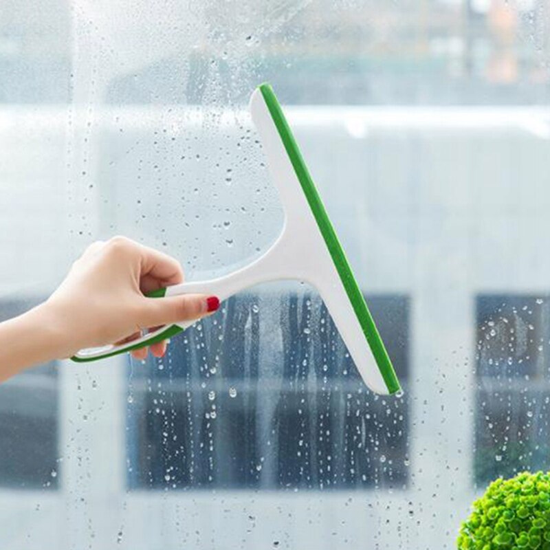 Glass Window Wiper Soap Cleaner Squeegee Shower Bathroom Mirror Cleaning Brush