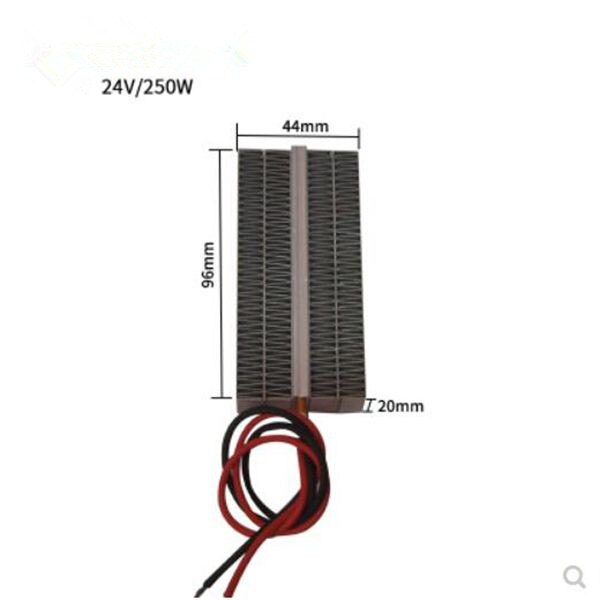 Plaque chauffante PTC, élément chauffant, Conduction thermique, 12V 150W / 12V 300W / 24V 250W / 24V 500W, 1 pièce: 24V 250W
