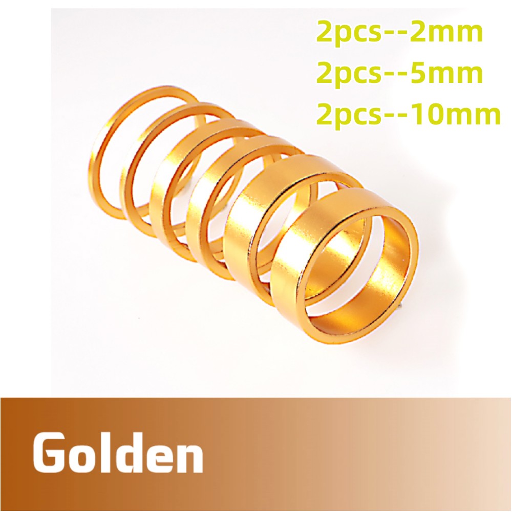 OUO CNC Mtb Power Cap 1 1/8 Headset Spacers Stem Top Cap Bolt 28.6mm Fork Spacer Bicycle Bridge Steering Column: Clear