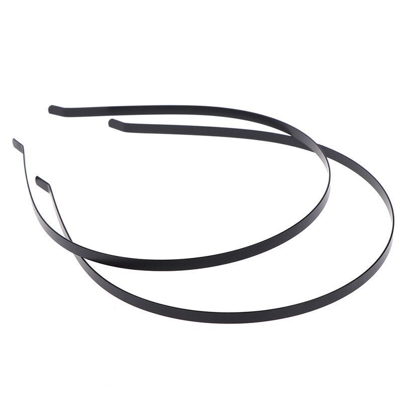 3 Kleuren Plain Metal Haarband Decoratieve Metalen Hoofdband Voor Meisjes Haar Band Diy Craft Haar Hoepel: BK
