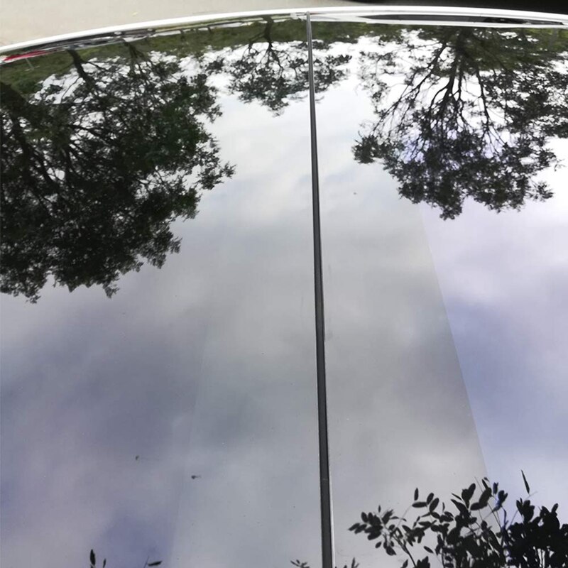 Novo-para tesla model 3 windshield & telhado selo de vento redução de ruído de redução de amortecimento de borracha do telhado solar selo de silicone silencioso k