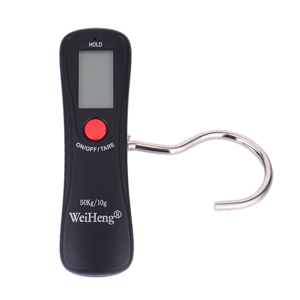 Useful Portable 50Kg LCD Display Digital Hanging Scales Electronic Weight Fishing Hook Scale Black Kitchen Scales