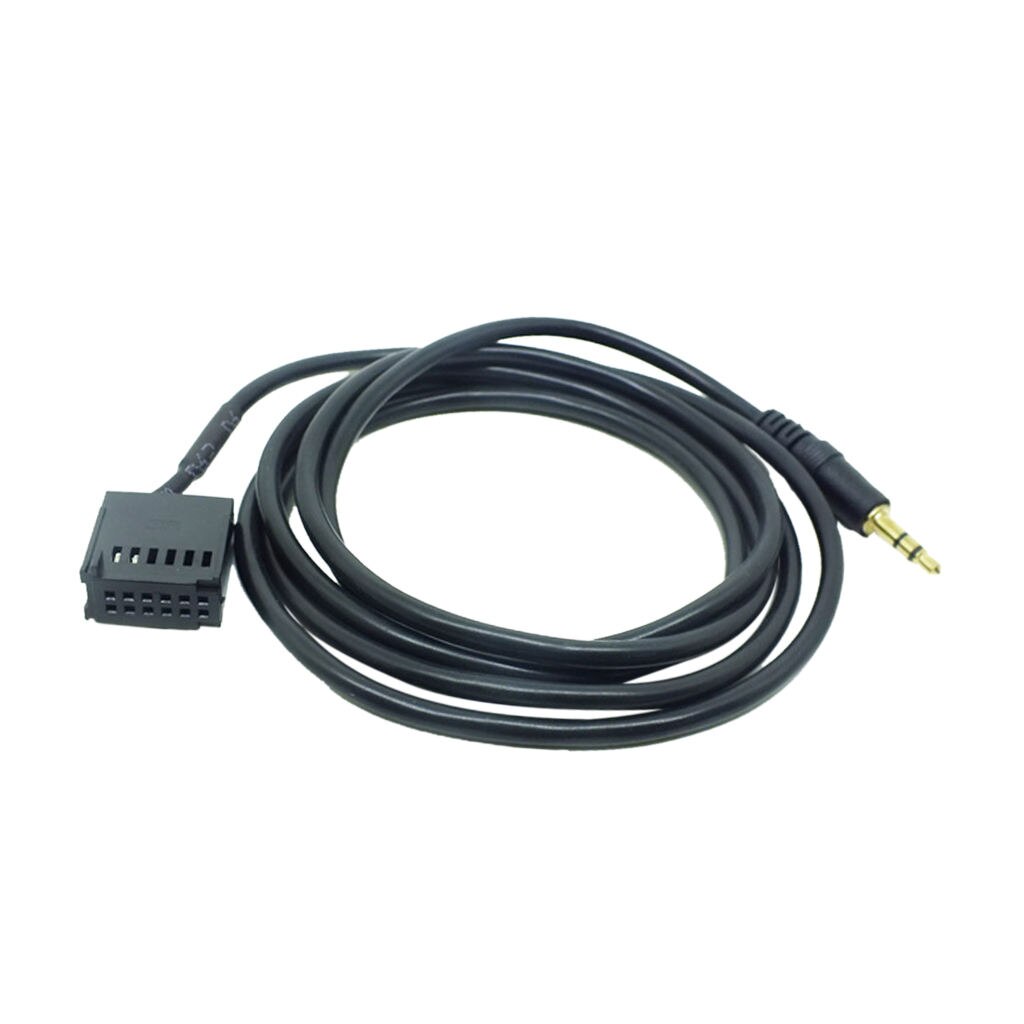 Auto 3.5Mm Male Aux Audio Input Kabel Adapter Voor Ford Focus Fiesta Mondeo,