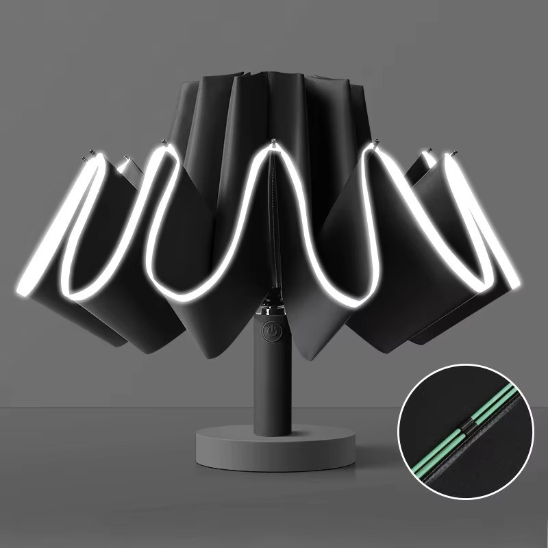 großer Reises chirm Wind dicht Stark Wind dicht wasserdicht Regenschirm voll automatisch öffnen und schließen Golfs chirm upf50
