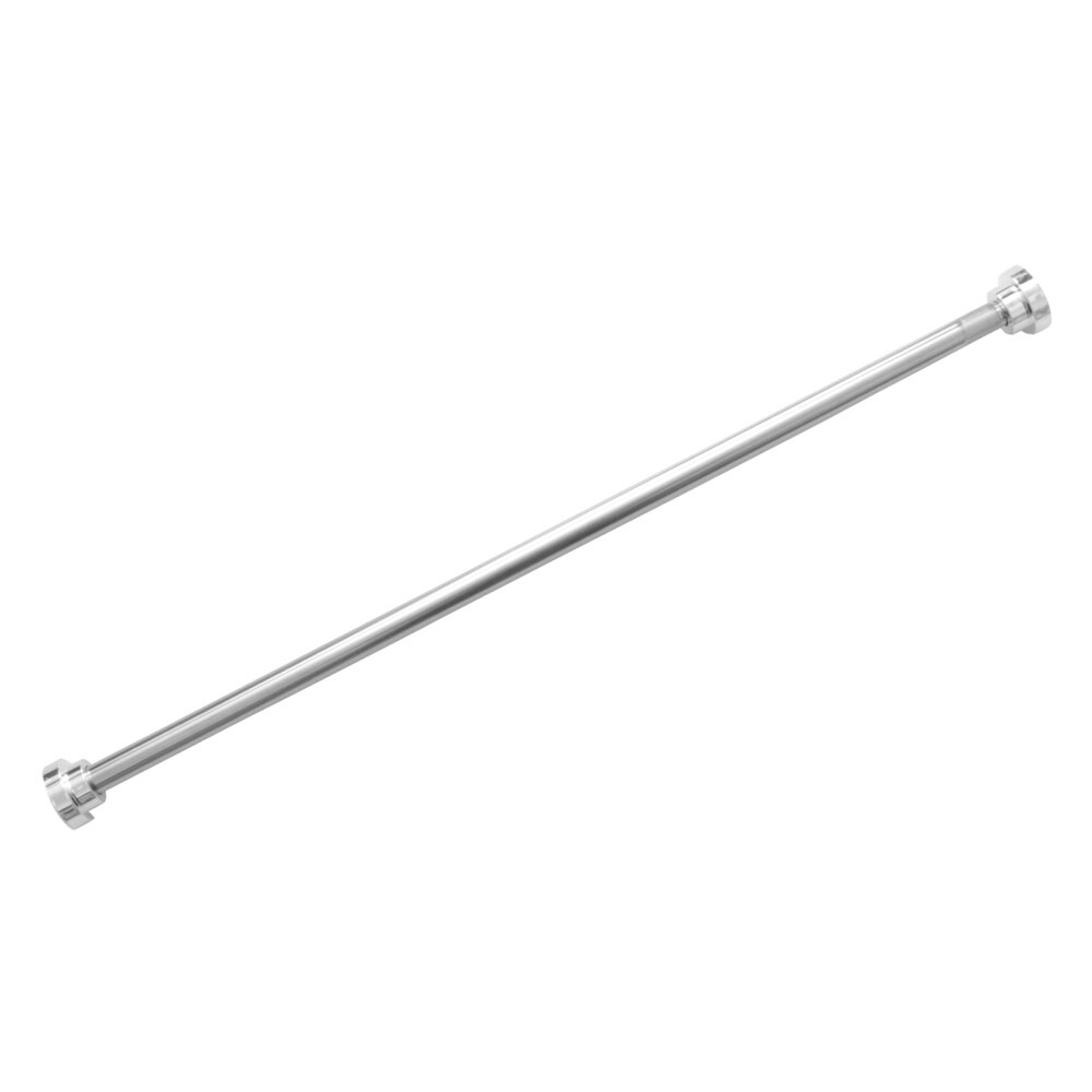 105CM to 190CM Adjustable Stainless Steel Spring Tension Rod Rail for Clothes / Towels / Curtains (Silver)