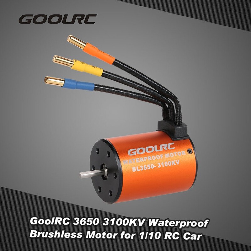 GoolRC Moteur 3650 3660 F540 3500KV 3100KV 3300KV 3800KV 3900KV 4300KV 4370KV Brushless Motor 45A 60A ESC for RC Car 1:10 Parts: 3100KV Motor