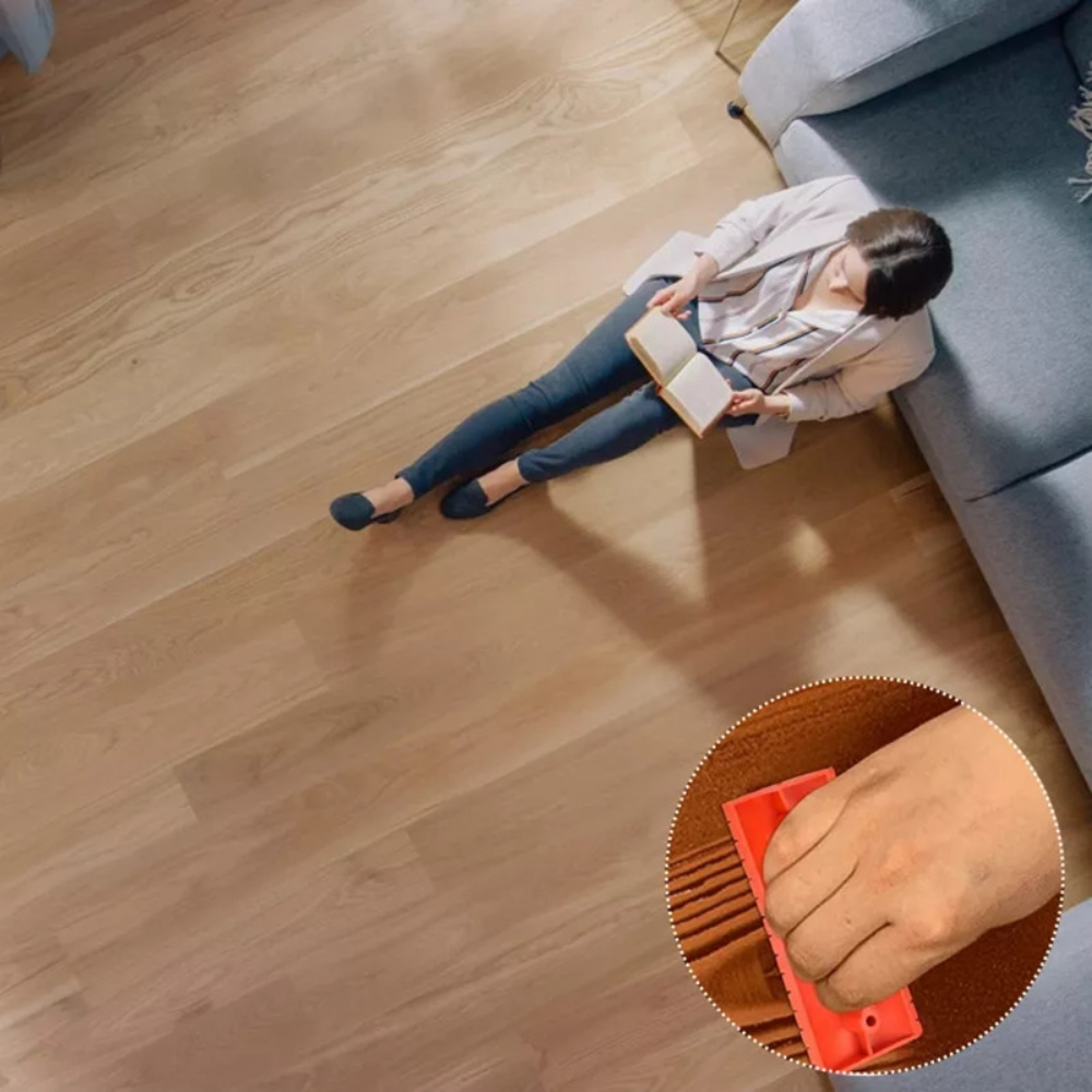 Rubber Wood Grain Paint Roller Imitation Wood Grain Pattern Paint Brush Home Decor Art Embossing DIY Wall Painting Tool