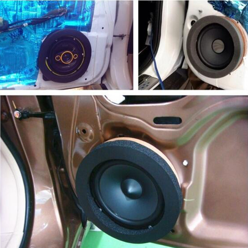 Anneau d&#39;isolation phonique pour haut-parleur de voiture, coussin de 6.5 pouces, accessoire pour voiture citroën, expédition DS3 DS4 DS5 BERLINGO BERLINGO C5 C6 Xantia