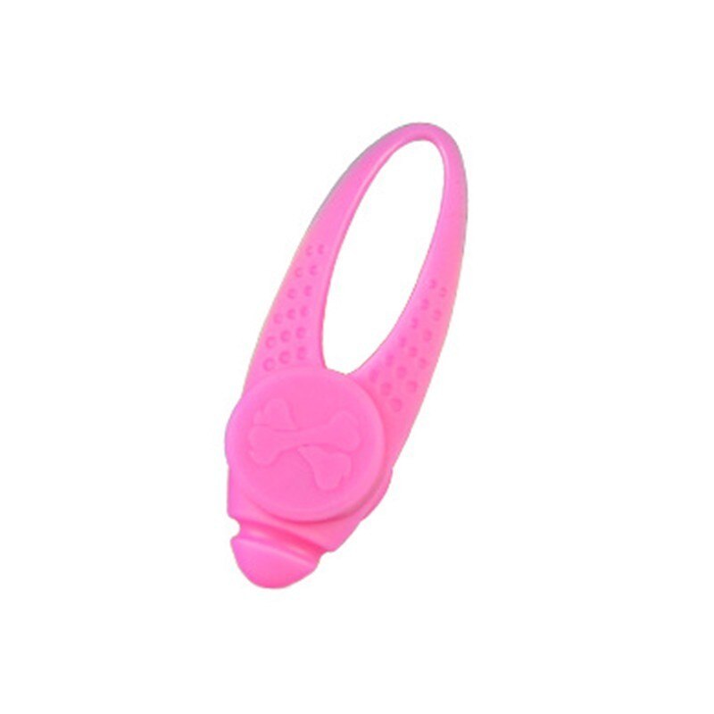 1 Uds mascotas colgante Led intermitente de seguridad de luz Led parpadeantes Collar COLGANTE para mascotas Collar mascota perro . Exclusivo. 20D1: Rosa