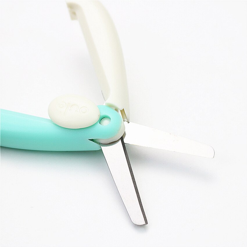 Push-pull Mini Folding Scissors Portable & Foldable Travel Scissors Cutter Pocket Paper String Craft Shred Scissors Stationery