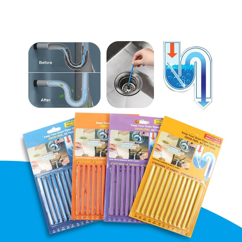 Pipe Cleaning Stok Huishoudelijke Drain Cleaner Sticks Voor Afvoerpijp Cleaning Stick