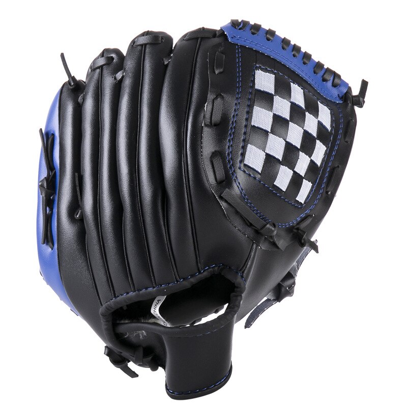 Outdoor Sports Brown Black Baseball Glove Softball Practice Equipment Size 10.5/11.5/12.5 Left Hand for Adult Man Woman Training