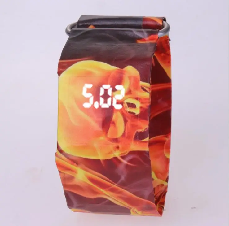 Relojes de papel creativos para hombres y mujeres, relojes digitales LED, relojes deportivos, precio barato,