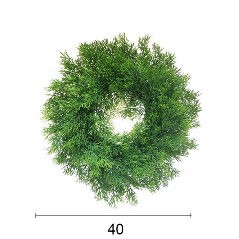 Hoveddør grønt krans græsser kunstige planter krans dør krans dekoration blomst græsser forår sommer bondehus indretning