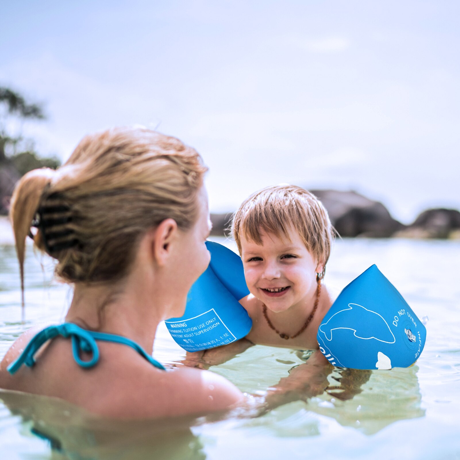Brazo inflable de natación para niños y adultos, flotador de seguridad, para natación, para aprender a nadar, accesorio deportivo