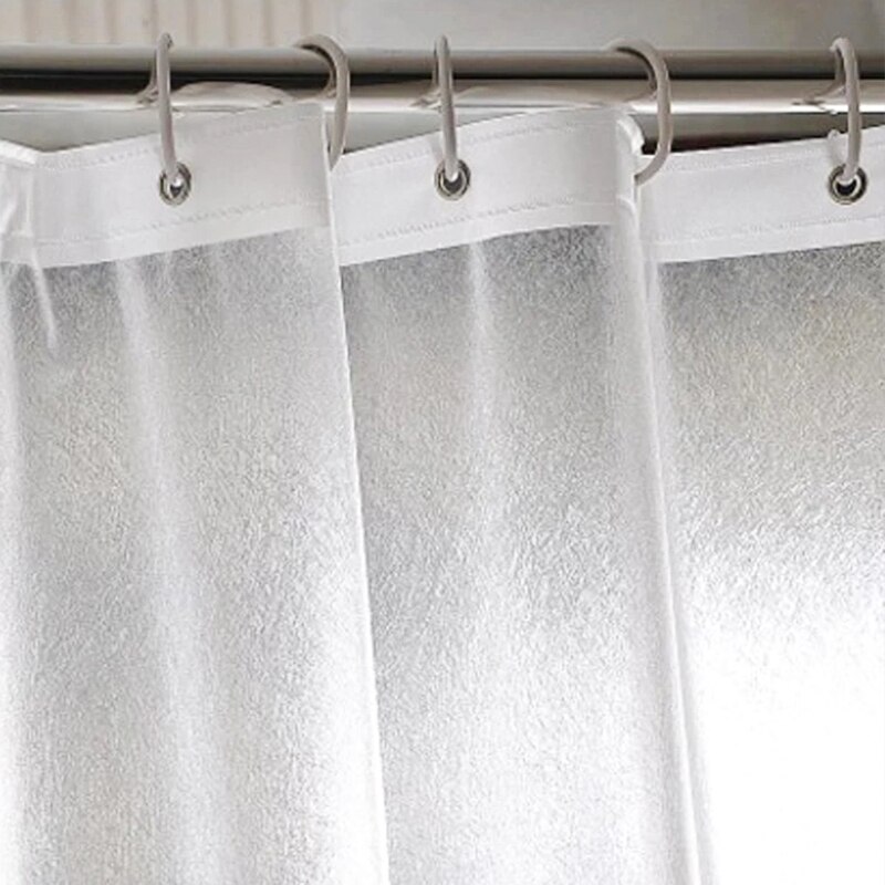 100% EVA tenda da doccia impermeabile tempt traslucido spazzolato doccia bagno plastica ispessita tenda da bagno di lusso