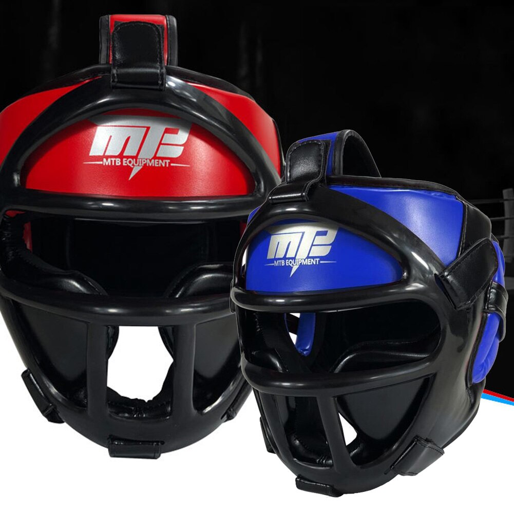 Headgear Head Guard Training Kick Boxing Protector Sparring Gear Face Helmet Competition Helmet MMA Muay Thai Taekwondo Head Gua