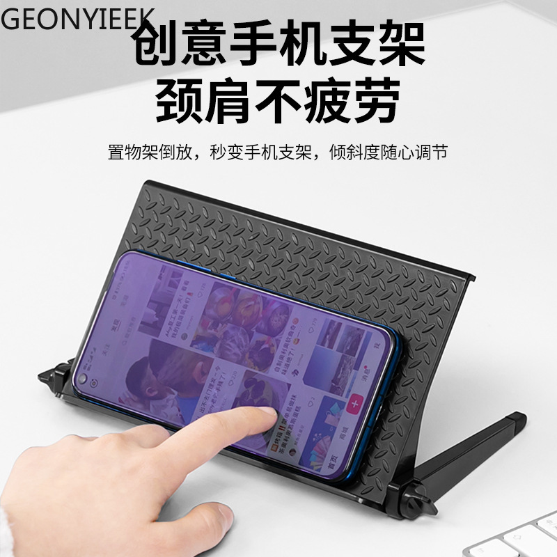 Adjustable TV Screen Top Storage Shelf Rack Holder for Macbook Computer Monitor Desktop Stand Rack Display Shelf Storage Rack