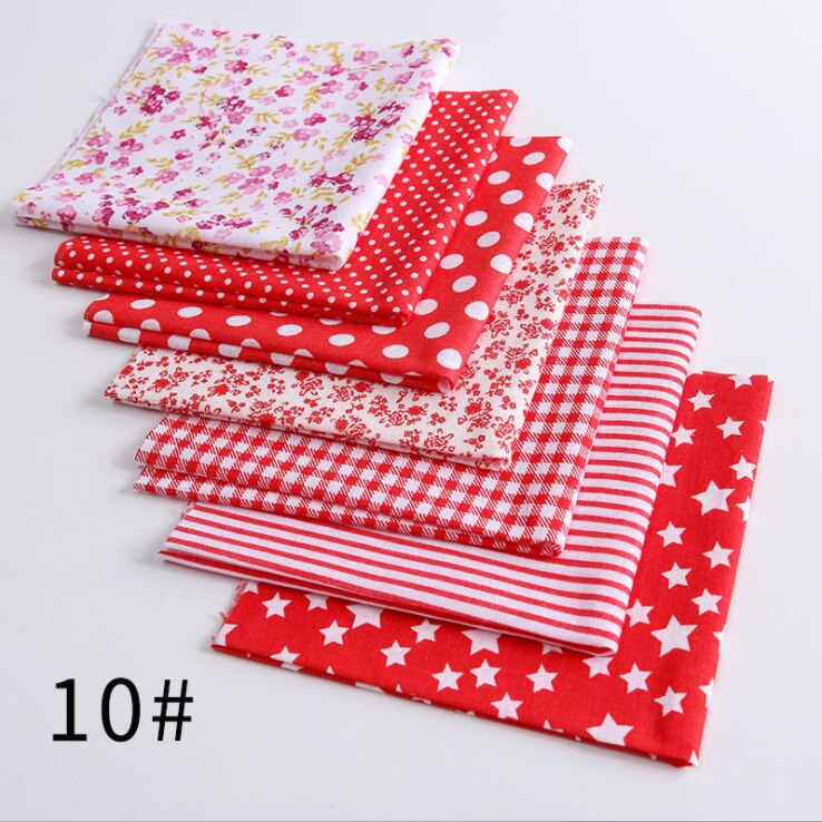 7 kpl 25cm x24cm ohutta tilkkupuuvillakangasta kukkasarjan värikäs itseompelu kukkakangas
