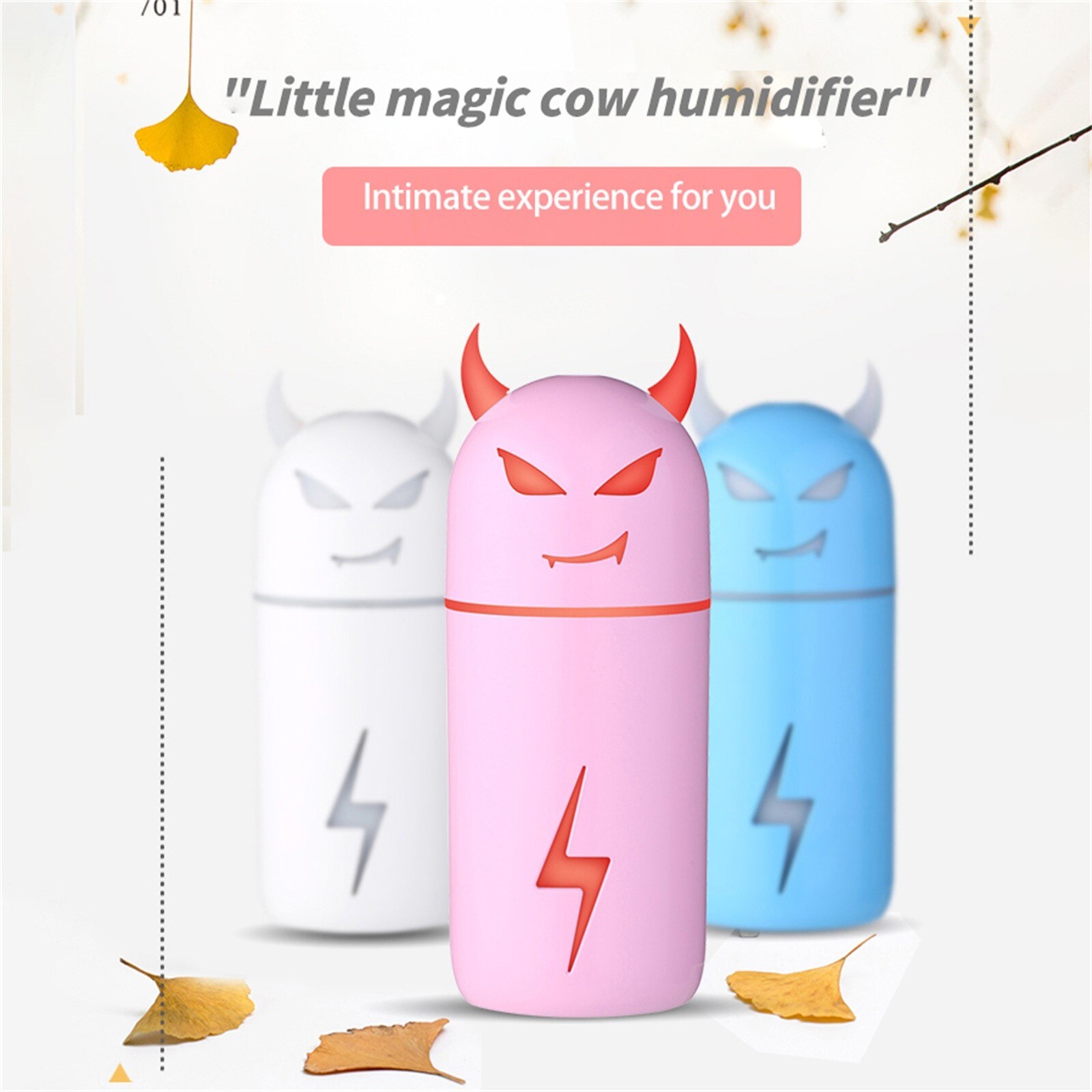 Humidificadores difusores Usb MINI, 300ML, generador de niebla de luz ultrasónica romántica, purificador de aromaterapia para el hogar y el coche, Copa deslumbrante, n. ° 4